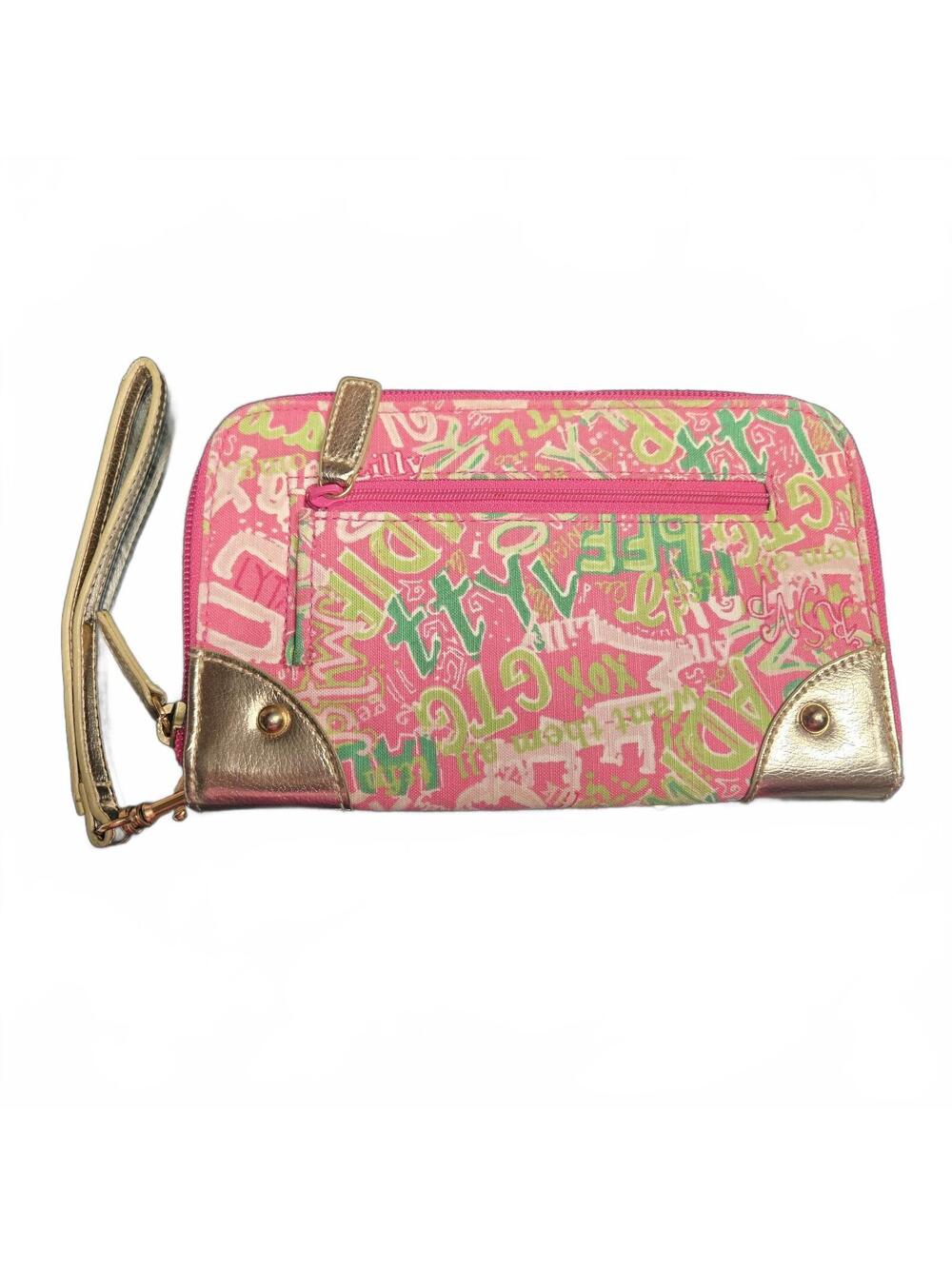 Lilly Pulitzer Multi Color Zip Around Wristlet Wallet - Picture 2 of 5